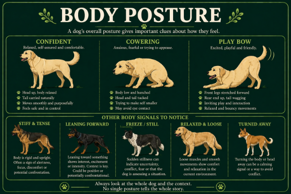 Dog body language: body posture