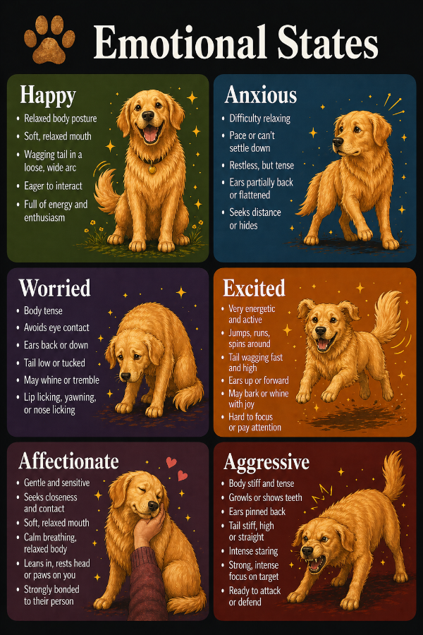 Dog emotional states