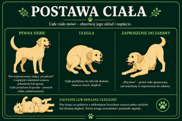 Mowa ciała psa: postawa ciała